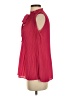 T Tahari 100% Polyester Red Sleeveless Blouse Size S - photo 5