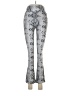 David Lerner Animal Print Silver Casual Pants Size M - photo 1