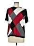 Alfred Dunner 100% Acrylic Argyle Red Pullover Sweater Size M - photo 1