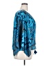 Feathers Blue Poncho Size 2X - photo 4