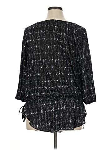 Faded Glory 3/4 Sleeve Blouse (view 2)