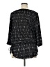 Faded Glory 100% Polyester Black 3/4 Sleeve Blouse Size XL - photo 2