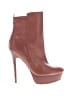 Guess 100% Leather Brown Ankle Boots Size 8 - photo 1