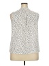Cure 100% Polyester Ivory Sleeveless Blouse Size 3X - photo 2
