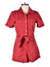 Urban Outfitters 100% Cotton Solid Red Romper Size XS - photo 1