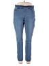 Gloria Vanderbilt Solid Blue Jeans Size 18 - photo 1
