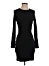 Bebe Solid Black Cocktail Dress Size S - photo 1