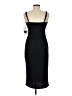Bebe Solid Black Cocktail Dress Size M - photo 2