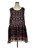 Hayden 100% Polyester Paisley Blue Casual Dress Size XL - photo 1
