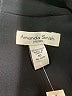 Amanda Smith 100% Polyester Solid Black Cocktail Dress Size 10 - photo 9