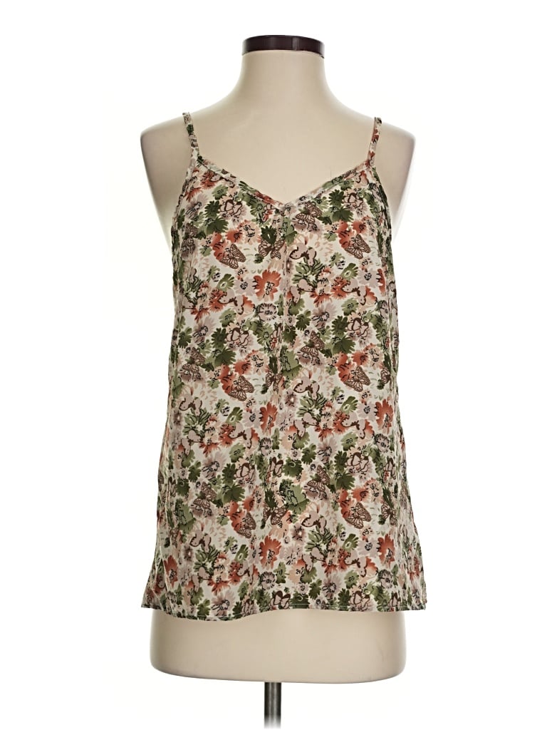 Pre-owned Unbranded Sleeveless Blouse In Brown