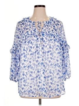 Skies Are Blue 3/4 Sleeve Blouse (view 1)