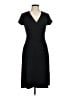 Ann Taylor Solid Black Casual Dress Size 6 - photo 1