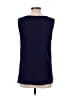 Poema 100% Rayon Blue Sleeveless Blouse Size L - photo 2