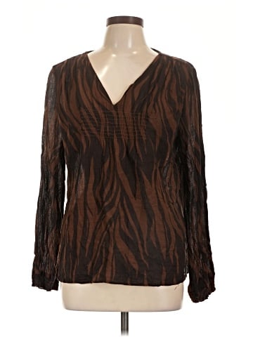MICHAEL Michael Kors Long Sleeve Blouse (view 1)