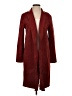 Zara Basic Burgundy Coat Size S - photo 1