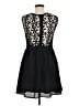 Rosette 100% Polyester Hearts Black Cocktail Dress Size M - photo 2
