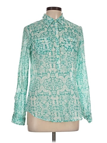 Magazine Long Sleeve Blouse (view 1)