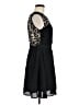 Rosette 100% Polyester Hearts Black Cocktail Dress Size M - photo 4