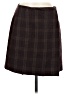 Eddie Bauer 100% Polyester Plaid Burgundy Formal Skirt Size 8 - photo 1