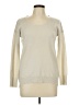 Central Park West 100% Cashmere Ivory Cashmere Pullover Sweater Size L - photo 1