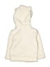 Carter's 100% Polyester Ivory Zip Up Hoodie 9-12 MO / 12 MO - photo 2