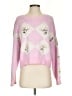 Originality Floral Pink Pullover Sweater Size S - photo 1