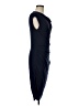 Bordeaux Solid Blue Cocktail Dress Size M - photo 4