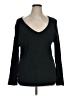 Jessica London 100% Cotton Black Pullover Sweater Size 1X - photo 1