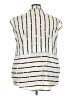 Alfani 100% Polyester Stripes Ivory Sleeveless Blouse Size 20 - photo 2
