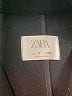 Zara 100% Polyester Black Coat Size 7 - photo 3