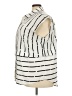 Alfani 100% Polyester Stripes Ivory Sleeveless Blouse Size 20 - photo 5