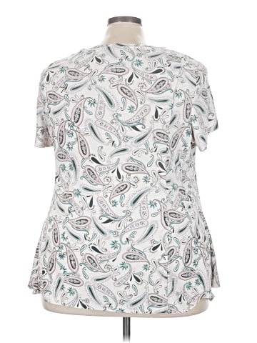 Roz & Ali Short Sleeve Blouse (view 2)