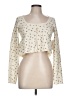 Kirious 100% Cotton Ivory Long Sleeve Top Size L - photo 1