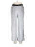 Paris Hilton Metallic Silver Casual Pants Size L - photo 1
