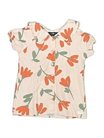 7 For All Mankind Short Sleeve Blouse (view 1)