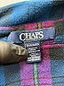 Chaps 100% Cotton Plaid Purple Long Sleeve Button-Down Shirt Size 1X - photo 7