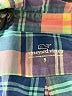 Vineyard Vines Plaid Blue Long Sleeve Button-Down Shirt Size 5 - photo 3