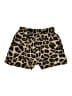Sason 100% Polyester Animal Print Gold Shorts Size 6 - photo 1