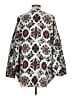 By Anthropologie Print Ivory Blazer Size L - photo 2