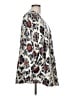 By Anthropologie Print Ivory Blazer Size L - photo 4