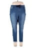 L.e.i. Solid Blue Jeans Size 3X - photo 1