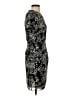 Talbots 100% Polyester Paisley Black Cocktail Dress Size 2 Petite - photo 4