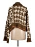 Free People Houndstooth Brown Pullover Sweater Size L - photo 2