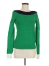 Boden 100% Cotton Color Block Green Pullover Sweater Size M - photo 1