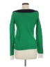 Boden 100% Cotton Color Block Green Pullover Sweater Size M - photo 2
