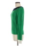 Boden 100% Cotton Color Block Green Pullover Sweater Size M - photo 5