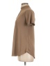 Gaze Brown Short Sleeve Turtleneck Size L - photo 5