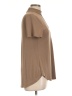 Gaze Brown Short Sleeve Turtleneck Size L - photo 4