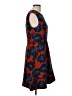 J.Crew 100% Polyester Print Blue Cocktail Dress Size 12 - photo 4